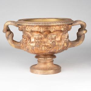 Vase de Warwick en bronze doré, XIXe