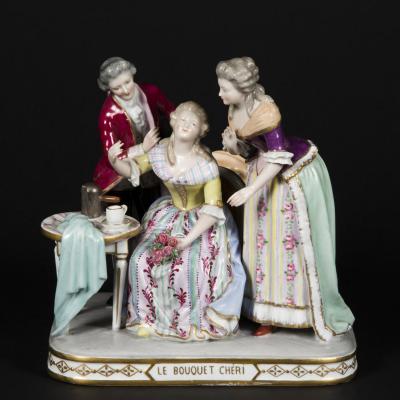 Porcelaine de Saxe, Le Bouquet Ch&eacute;ri, XIXe