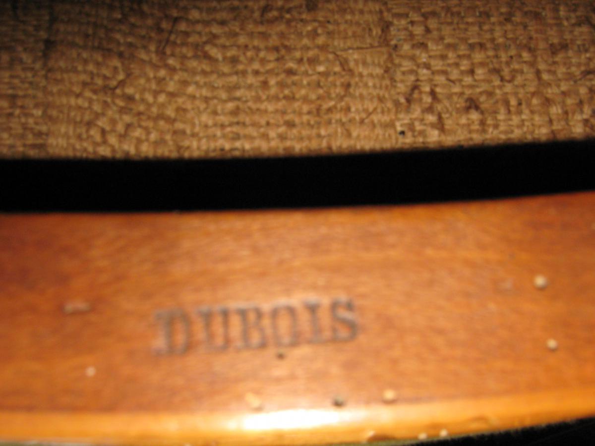 Suite Four Chairs Vintage Charles X Stamped Dubois.-photo-3