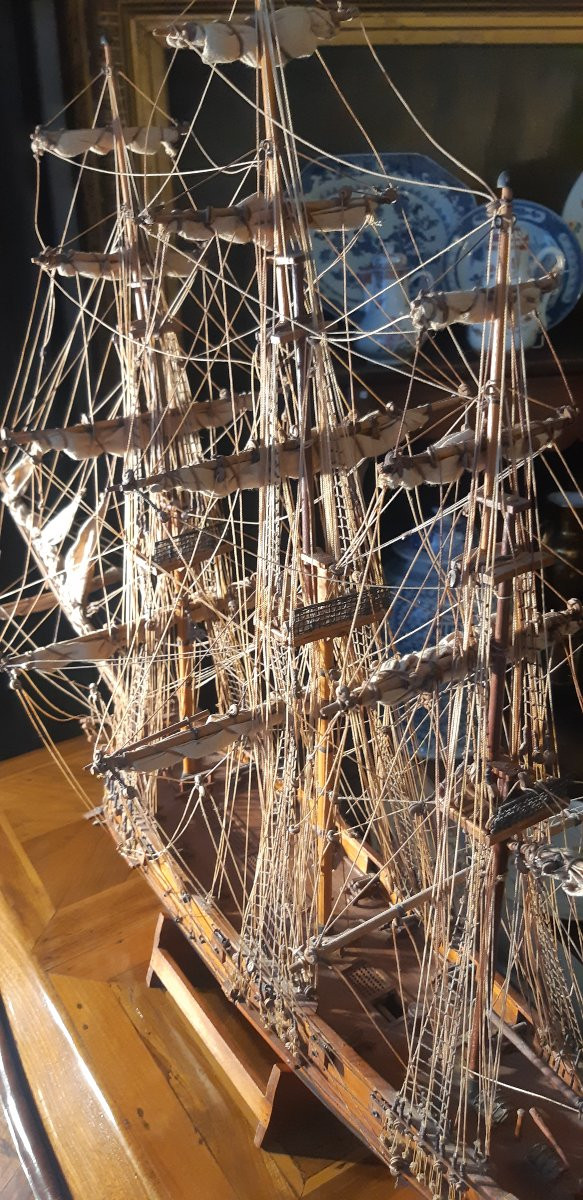 Model Of A Sailboat (frigate?)-photo-1