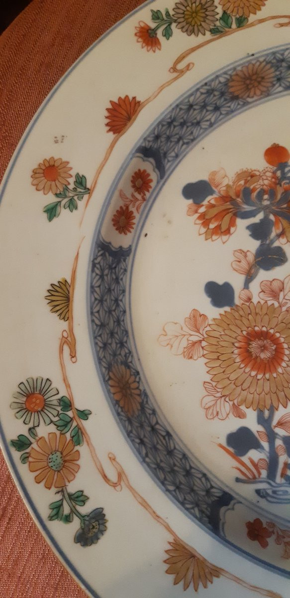 Dish With Imari Decoration, Japan, 18th Century-photo-4