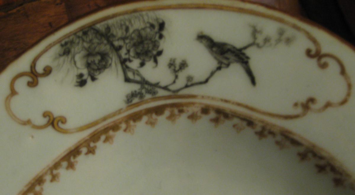 Armorial Dish Eighteenth De La Compagnie Des Indes-photo-4