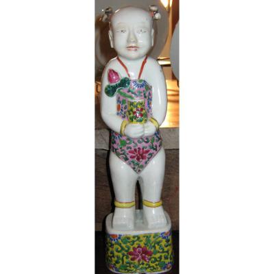 Chine: Sujet En Porcelaine d'époque XVIIIeme.