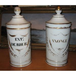 Two 19th Century Pharmacy Jars
