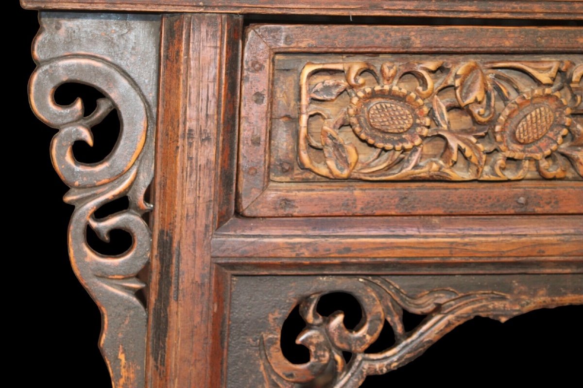 19th Century Chinese Table, Shaanxi Province-photo-3