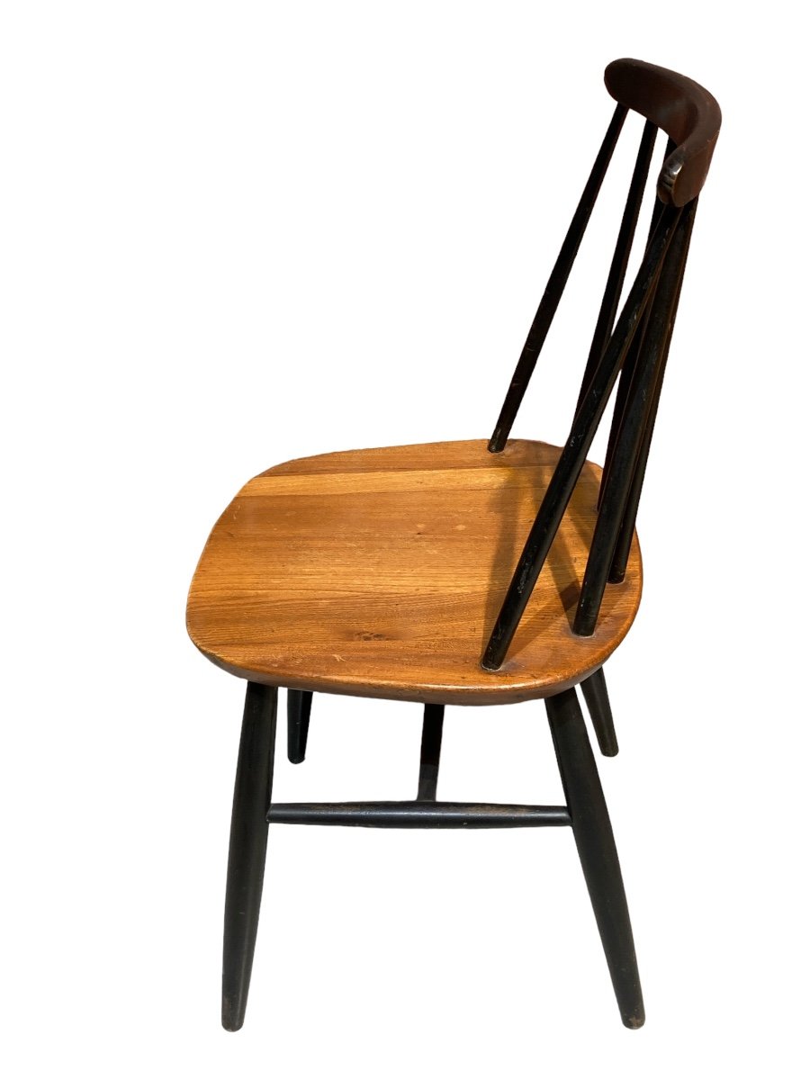 Suite Of Four Chairs Model Fanett Design By Ilmari Tapiovaara 1950/1960-photo-3