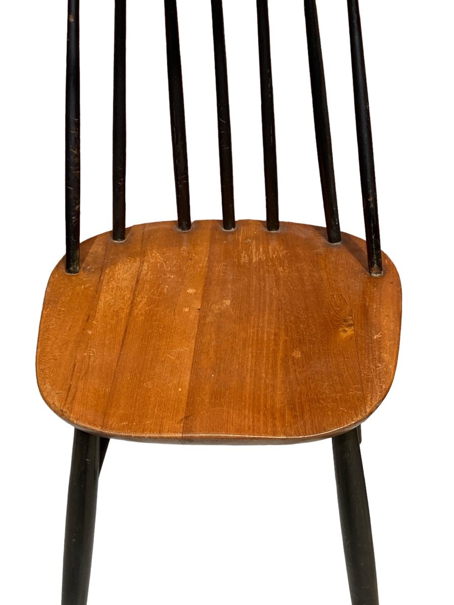 Suite Of Four Chairs Model Fanett Design By Ilmari Tapiovaara 1950/1960-photo-4