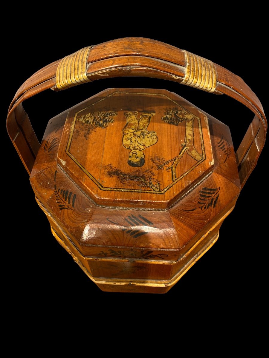 19th Century Asian Wedding Basket-photo-1