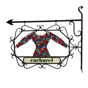 20th - Cacharel Wrought Iron Sign