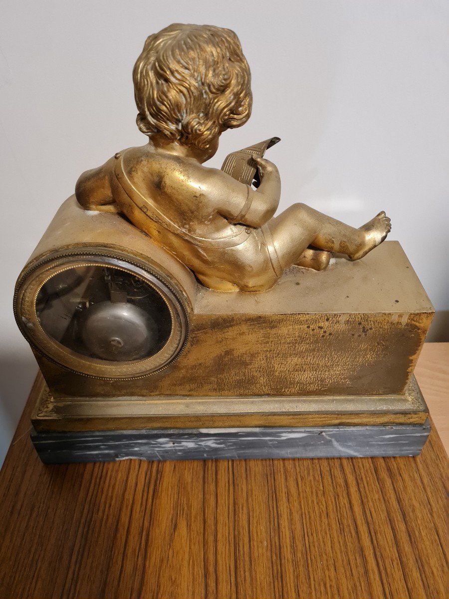 19th Century Bronze Pendulum-photo-1