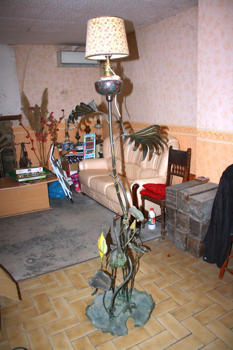 Lampadaire Art Nouveau