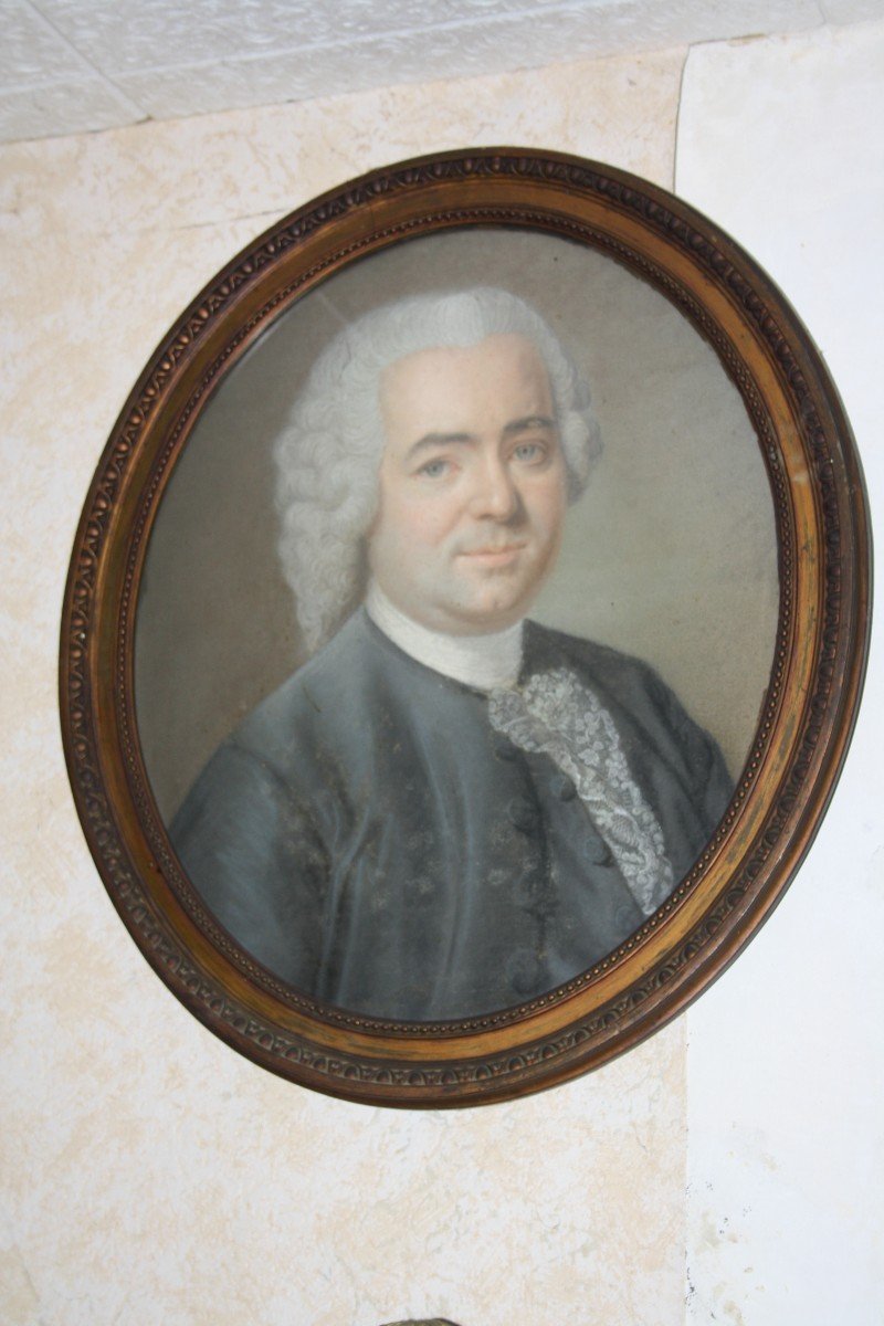 Portrait d'Homme De Qualité, Pastel-photo-2