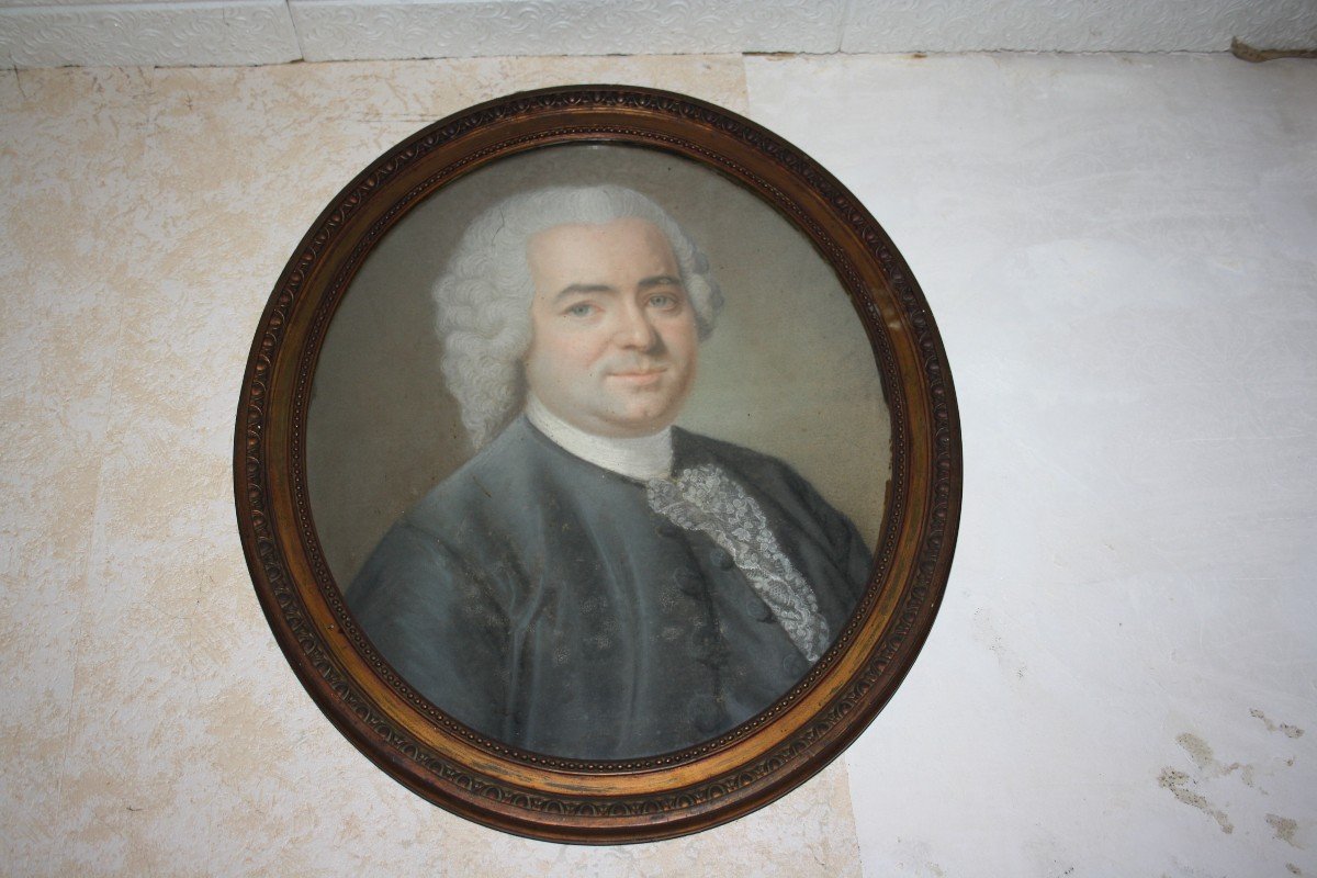 Portrait d'Homme De Qualité, Pastel-photo-1