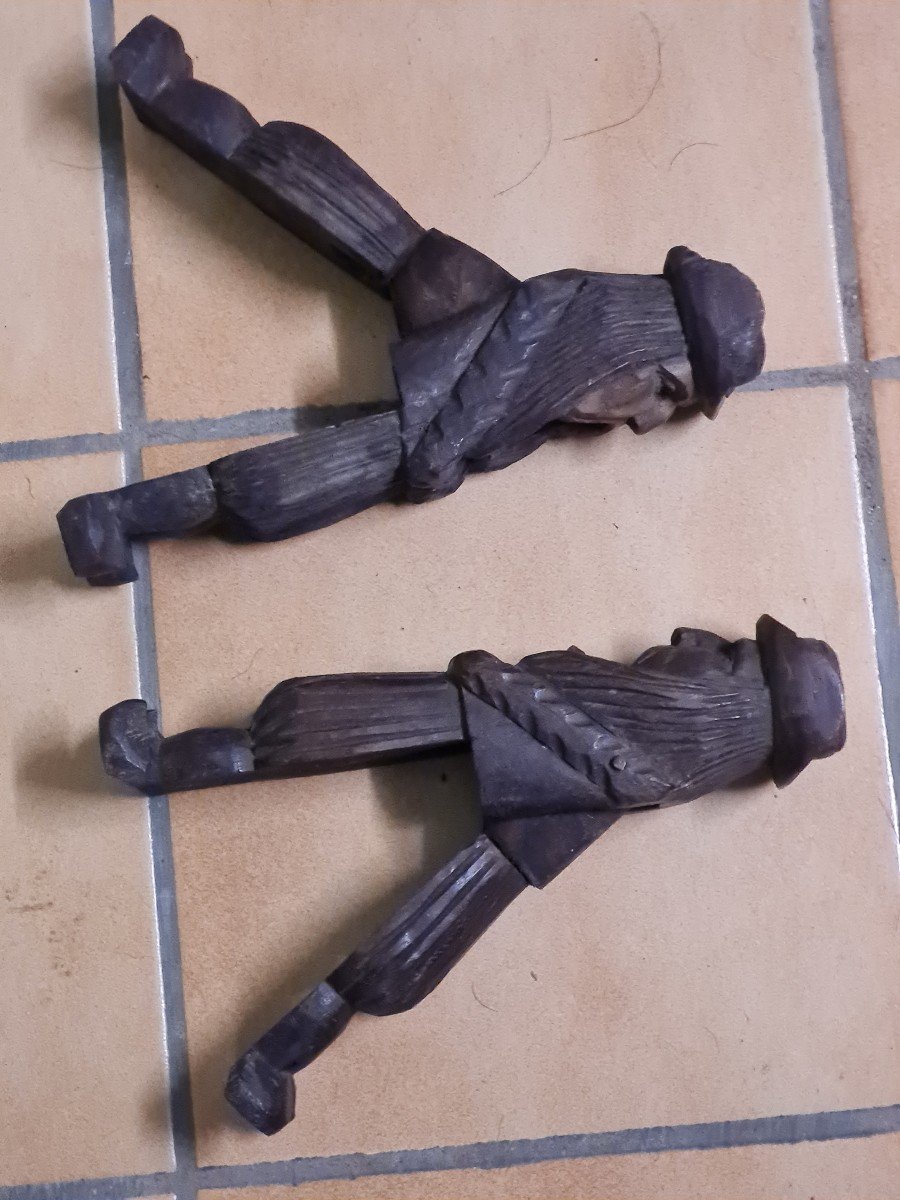 Pair Of Breton Peasant Nutcrackers