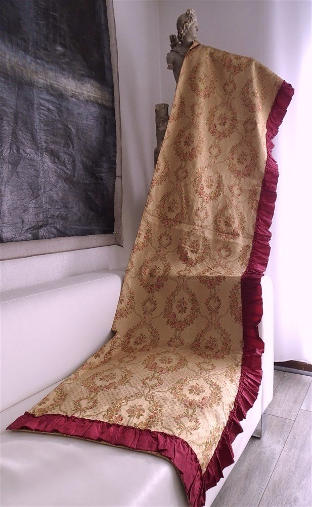 Louis XVI Style Silk Curtains * First Pair-photo-5