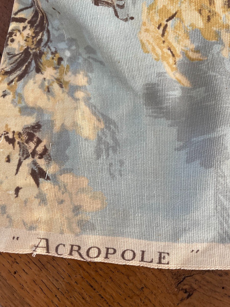 Lovely Fabric Print "acropolis" Architectural Elements-photo-2