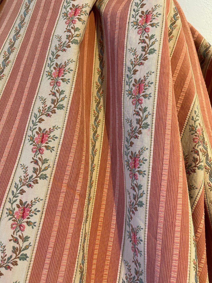 Louis XVI Style Jacquard Fabric Footage For Cushions, Bed Canopies, Seat Upholstery-photo-4