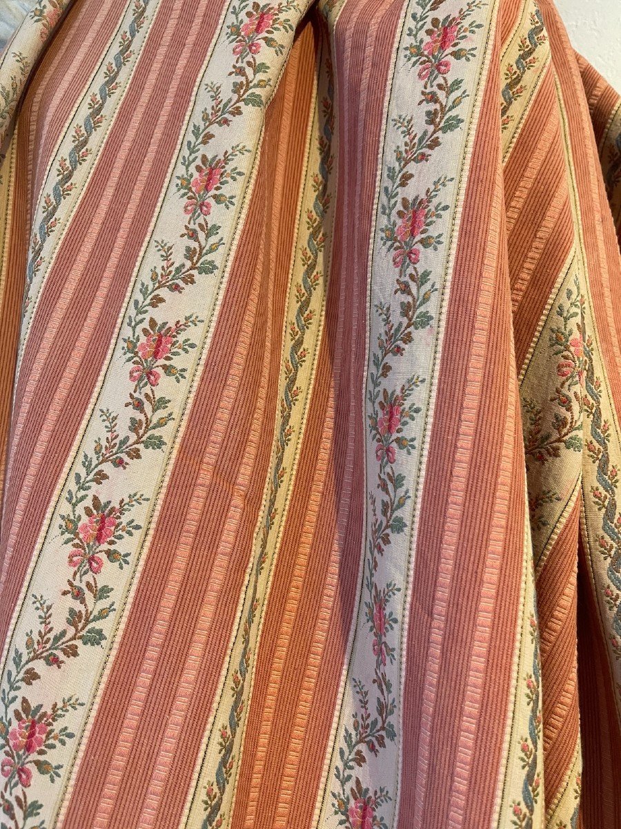 Louis XVI Style Jacquard Fabric Footage For Cushions, Bed Canopies, Seat Upholstery-photo-5