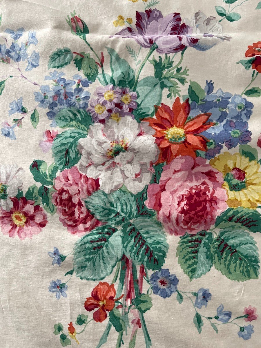 English Fabric Footage Sanderson  Vintage Chintz And Floral Decor-photo-2