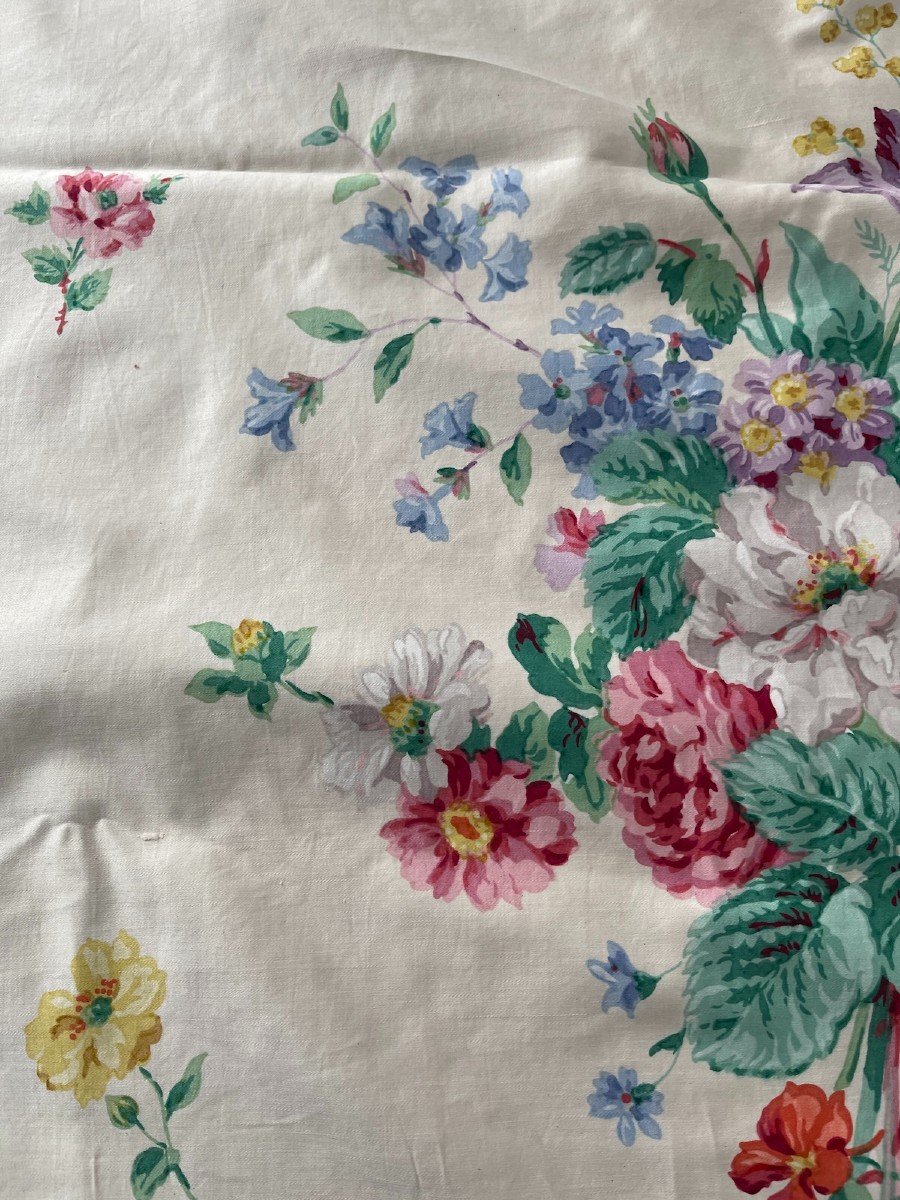 English Fabric Footage Sanderson  Vintage Chintz And Floral Decor-photo-4