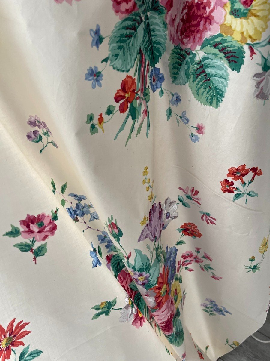 English Fabric Footage Sanderson  Vintage Chintz And Floral Decor-photo-8