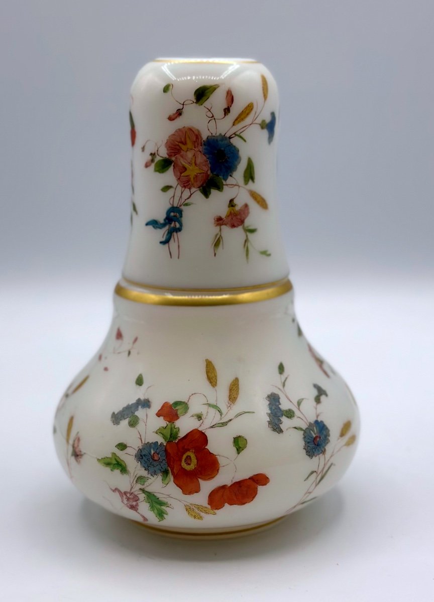 Antique Opaline Glass Dressing Table Set,jug With A Cup