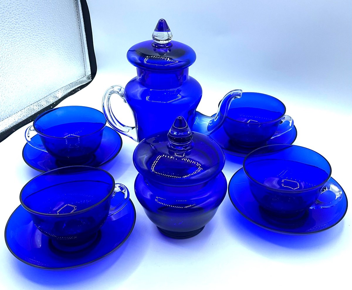 Murano Glass Tea Set For 4 Person-photo-2