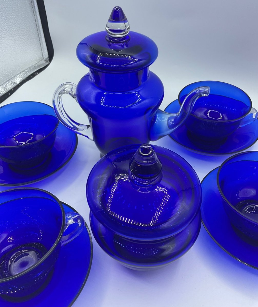 Murano Glass Tea Set For 4 Person-photo-3