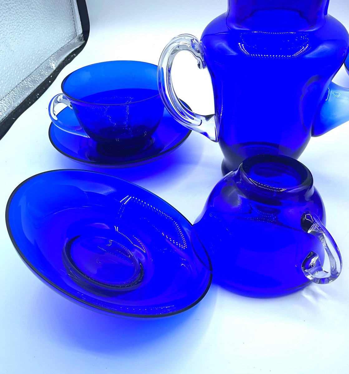 Murano Glass Tea Set For 4 Person-photo-7