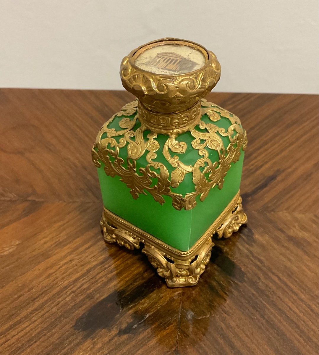 French Opaline Perfume Bottle,napoleon III