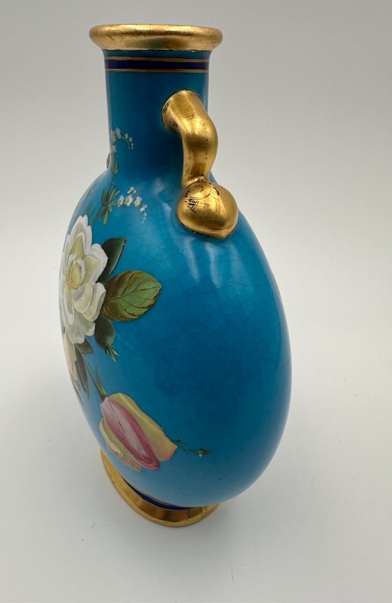 Vase En Forme De Flacon De Lune De Christopher Dresser, Vers 1870,pour Minton-photo-4