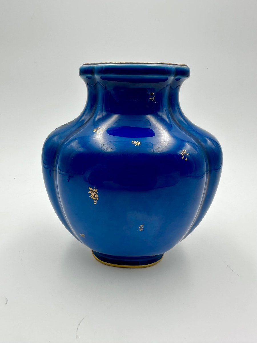 Sevres Porcelain Vase In Lapis Lazuli,perfect-photo-3