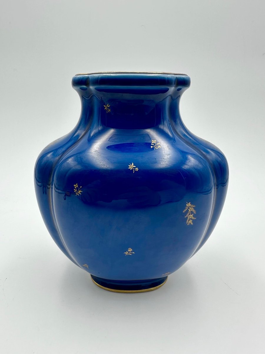 Sevres Porcelain Vase In Lapis Lazuli,perfect-photo-4