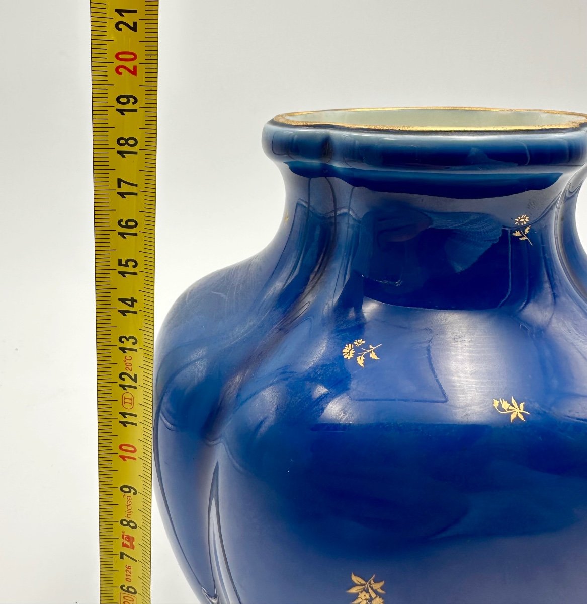 Sevres Porcelain Vase In Lapis Lazuli,perfect-photo-2