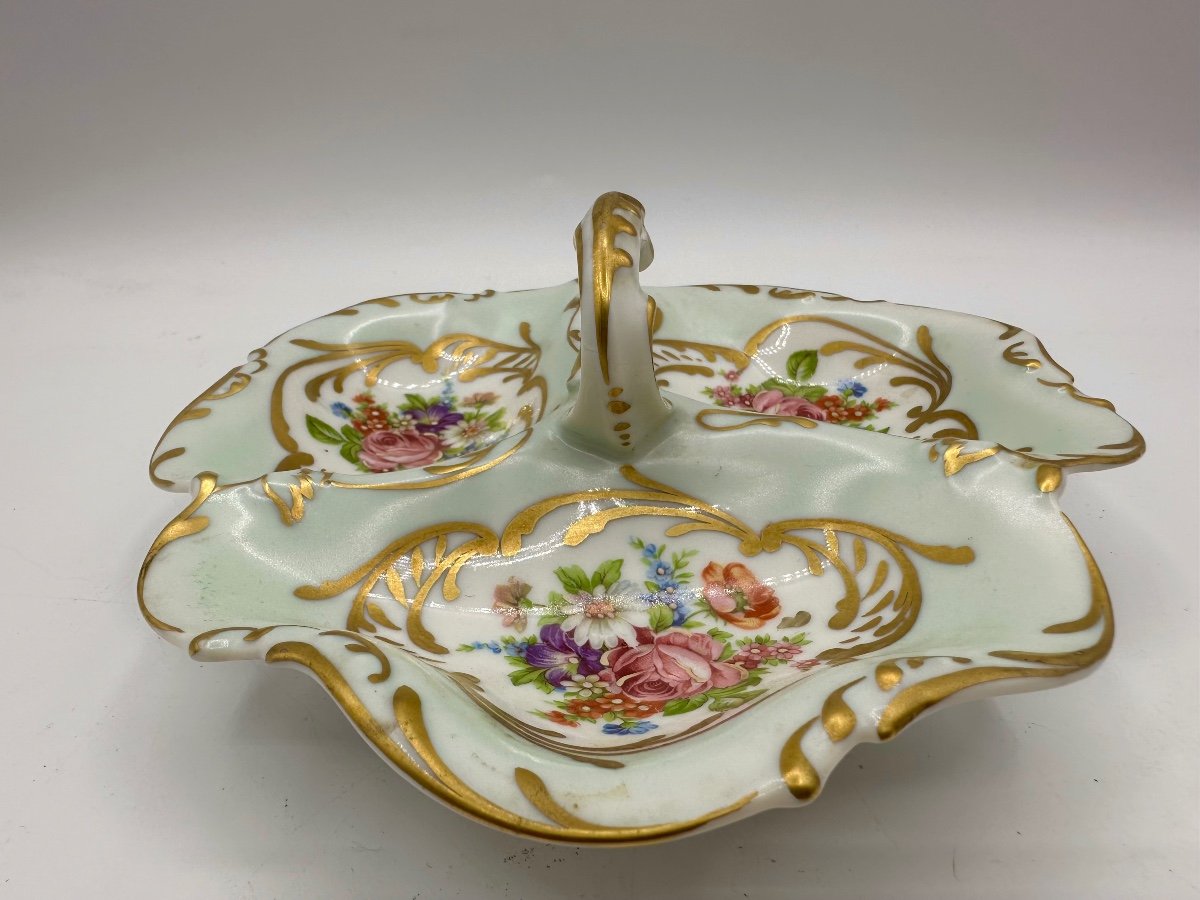 Limoges Plat Triple Face En Porcelaine Limoges-photo-3