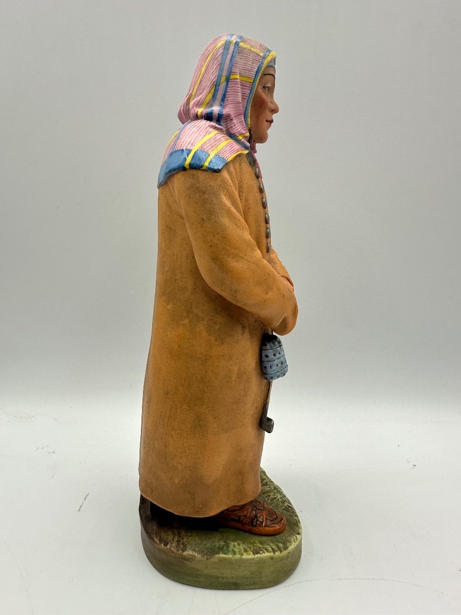 Antique Russian Porcelain Figurine "obdorsky Ostyak"  From Series Peoples Of Russia-photo-6