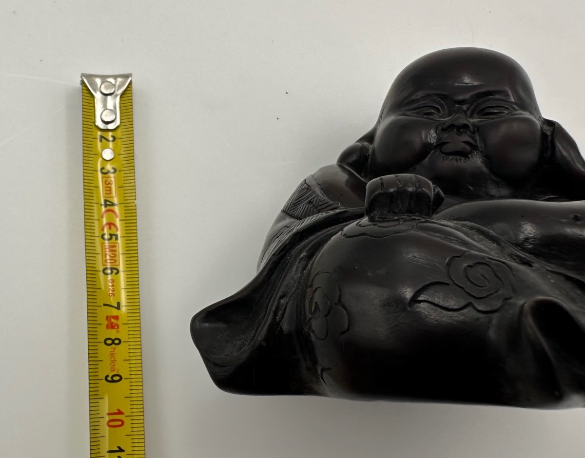 Extremely Rare Figure Of Buddha Carved With Unusual Erotic Scene.-photo-3