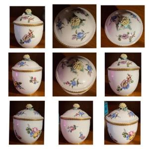 Vincennes (sèvres), 18th Century Porcelain Sugar Bowl Dutenda 1766 Christies