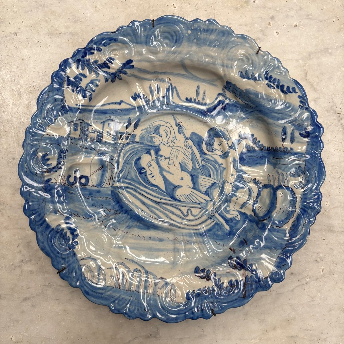 Large Savona Earthenware Dish