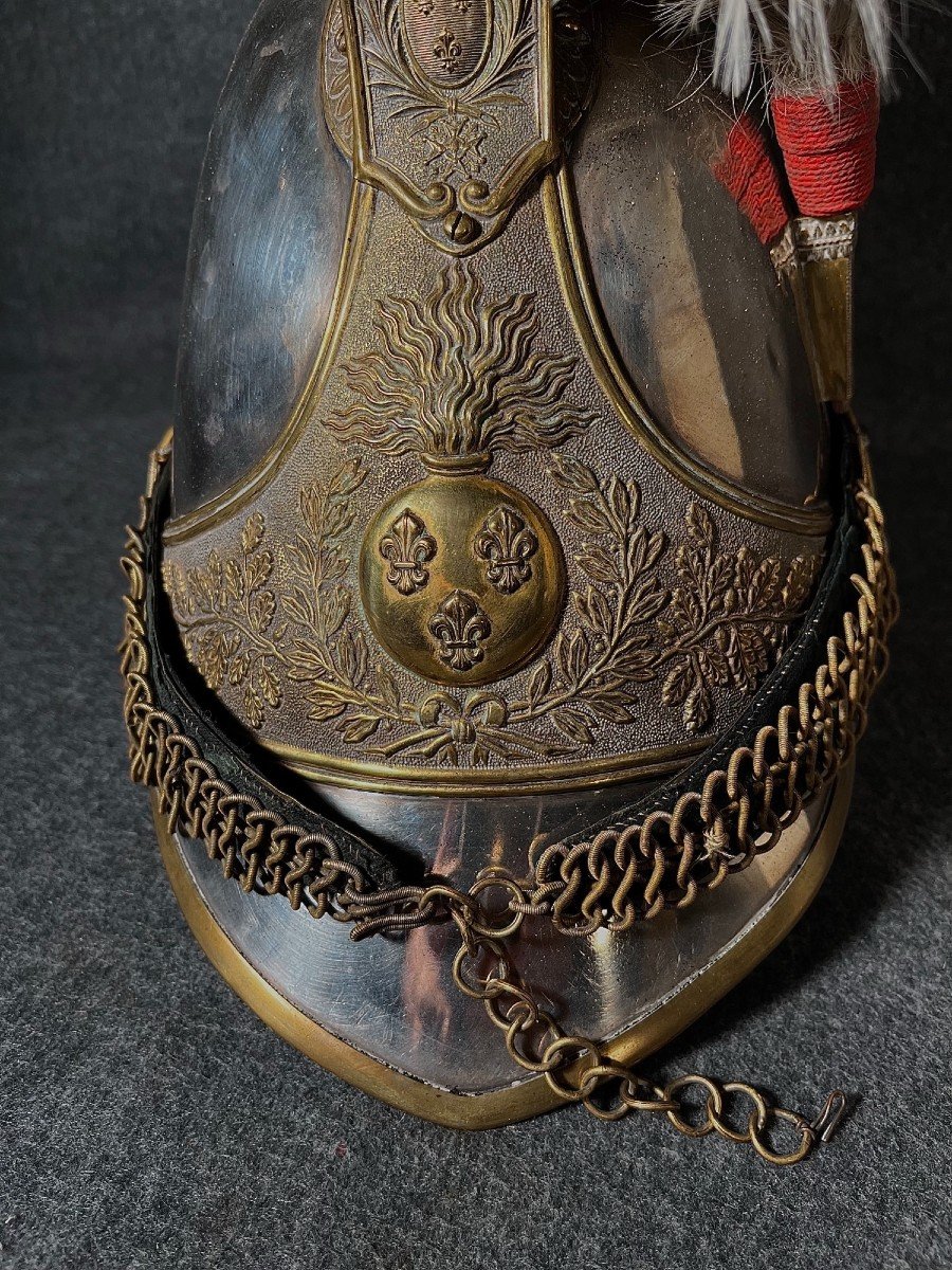  Casque D’officier Des Cuirassiers De La Garde Royale De Charles X Modèle 1825-photo-5