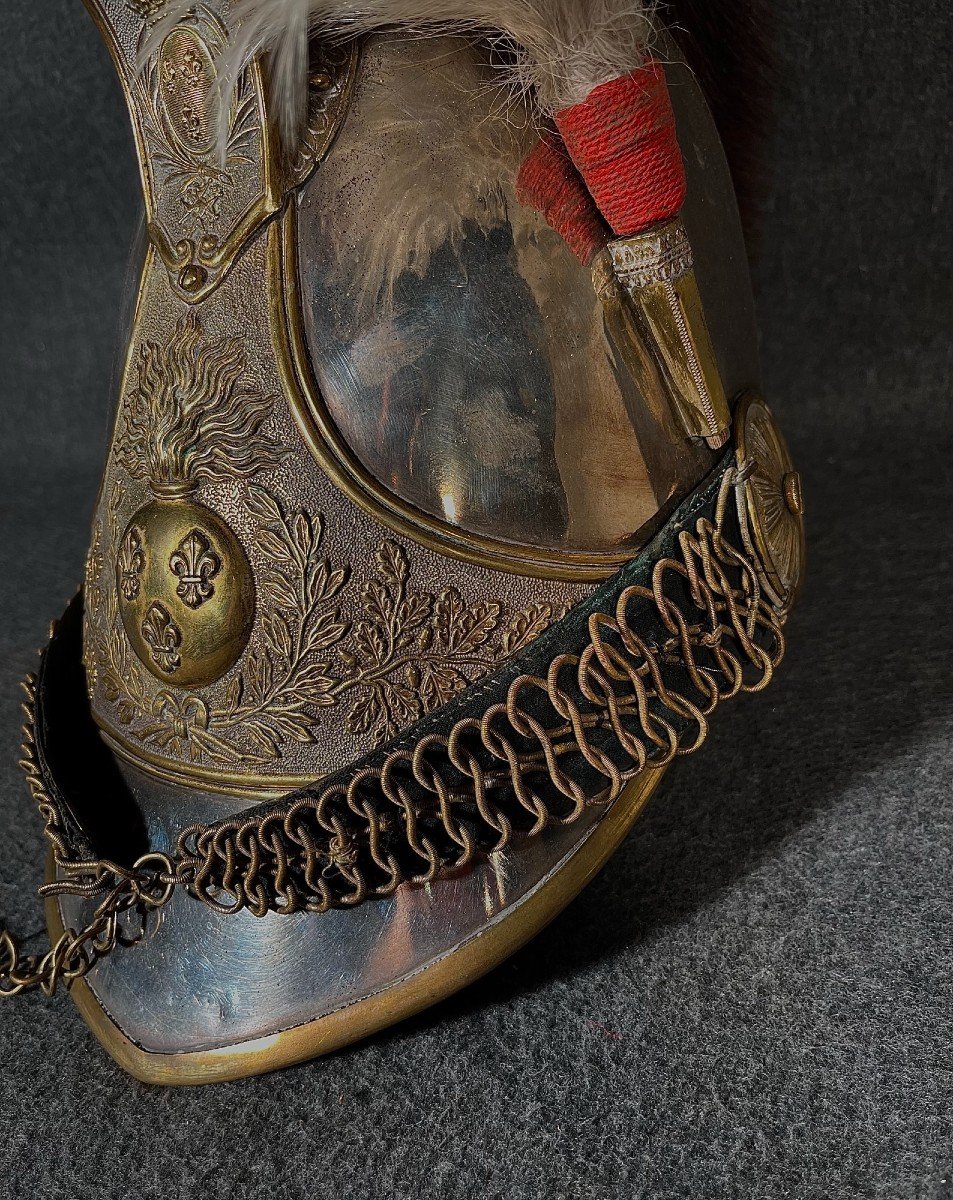  Casque D’officier Des Cuirassiers De La Garde Royale De Charles X Modèle 1825-photo-6