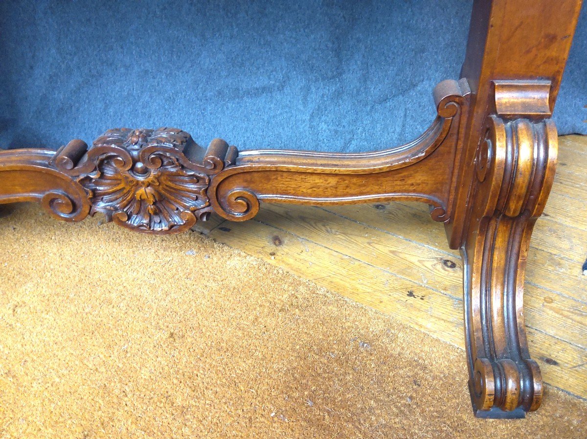 19th Century Mahogany Serving Table Circa 1880-photo-2