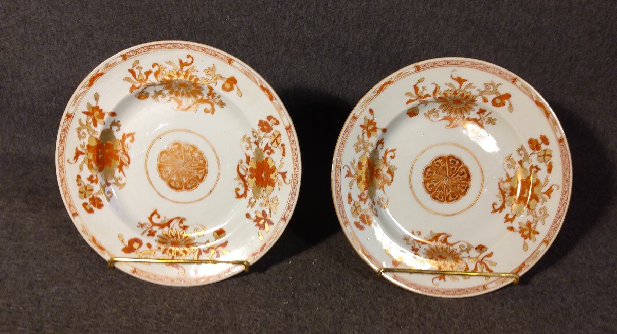 2 Assiettes Compagnie Des Indes XVIII E