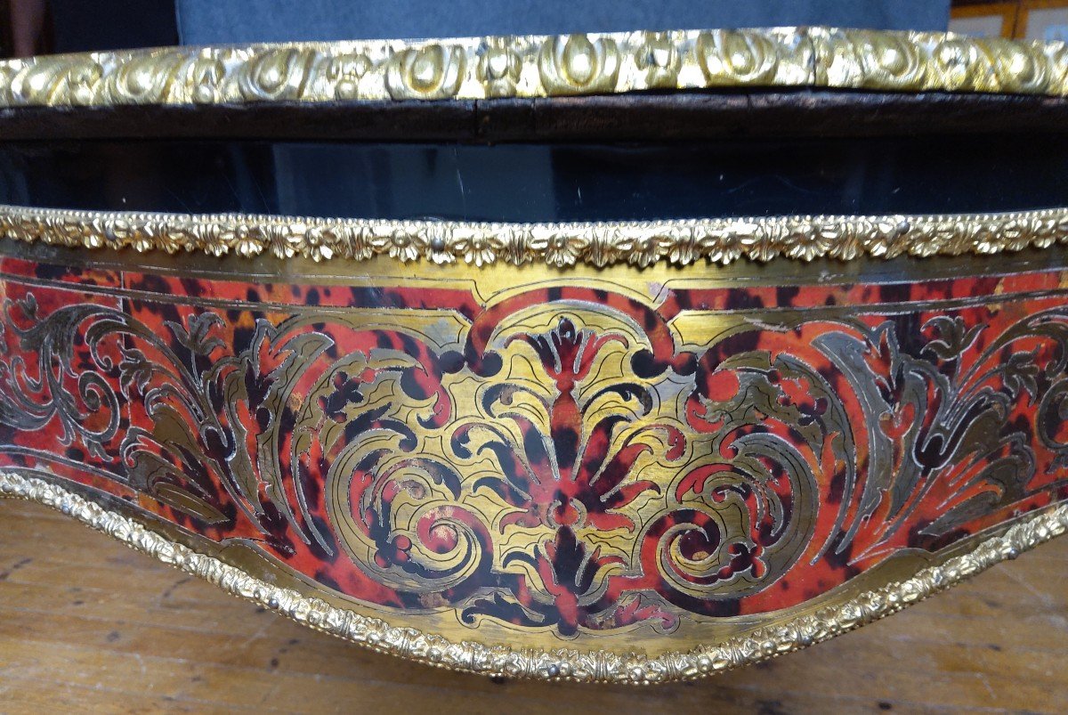 Middle Table In Boulle Marquetry Napoleon III -photo-7