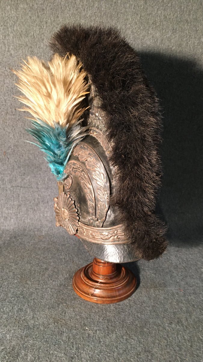 Casque De Garde Du Corps De La Maison Militaire Du Roi, Premier Modèle, 1814, Restauration.-photo-1