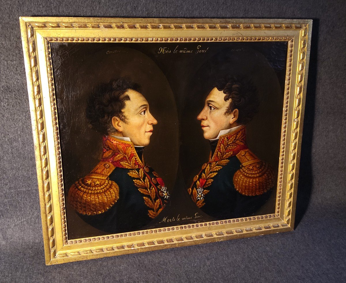 Portrait Of The Faucher Brothers (1760-1815) Also Called The -photo-2