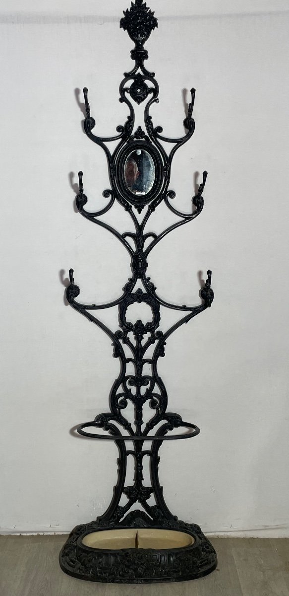 Cast Iron Coat Rack 