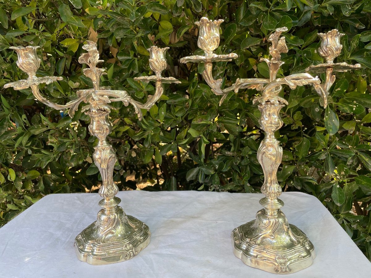 Pair Of Candle Holders