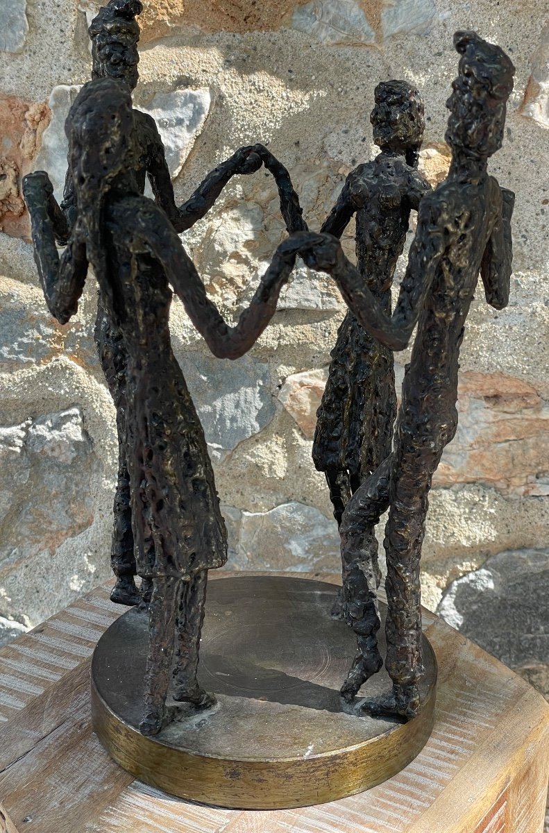 Sculpture Danseurs Sardane 