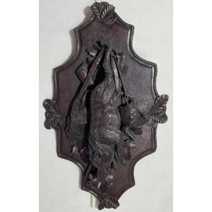 Black Forest Wood Hunting Trophy